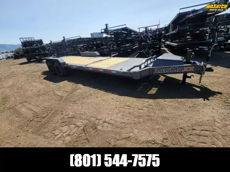 2026 RawMaxx 24' G7X 20K Gravity Tilt Flatbed Trai