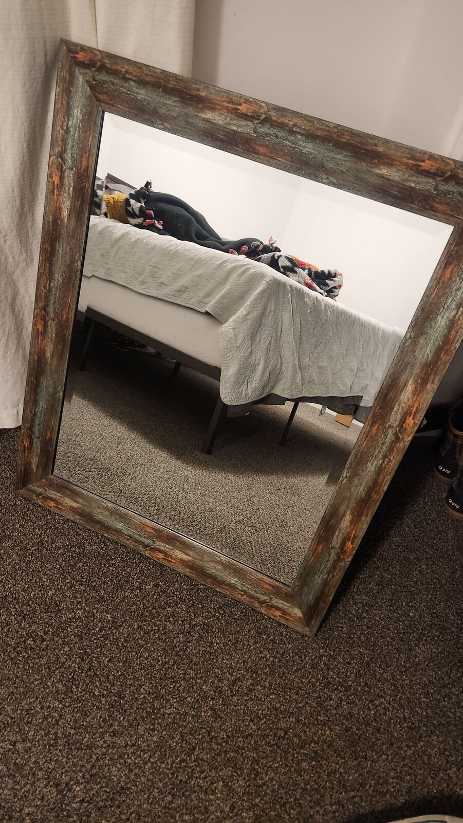 Rustic farmhouse mirror