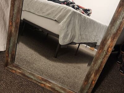 Rustic farmhouse mirror