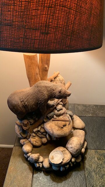 Den, cabin type decorations