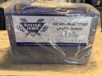 Battle Born Batteries 100 Amp Hour 12 Volt LiFePO4 Battery
