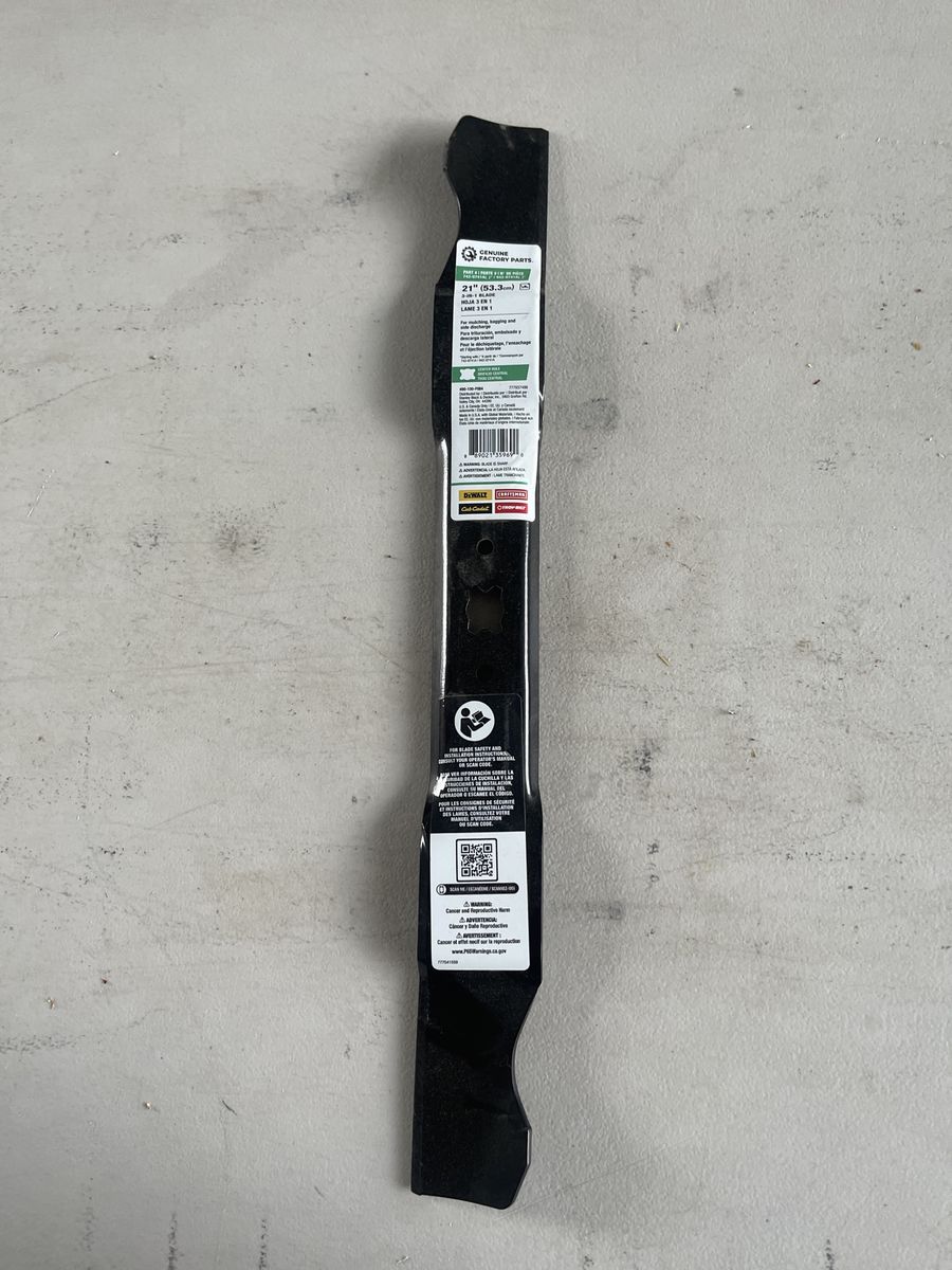 Craftsman 21" (53.3cm) 3-in-1 Replacement Lawn Mower Blade - Genuine Factory Part