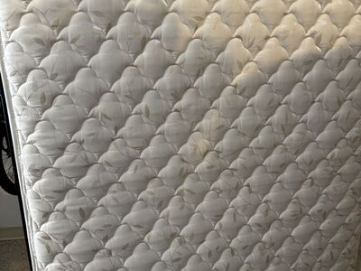 Full mattress, box springs, and frame. St. George area.