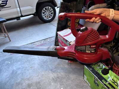 Toro Corded Electric Leaf Blower - Red, Used