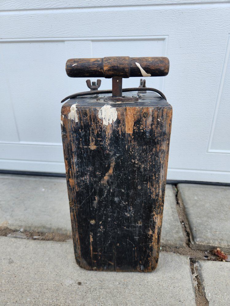 Vintage DuPont No. 50 Blasting Machine Detonator Plunger Antique Industrial Tool