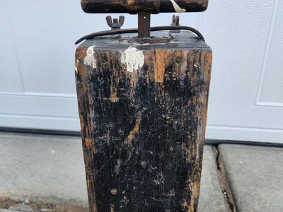 Vintage DuPont No. 50 Blasting Machine Detonator Plunger Antique Industrial Tool