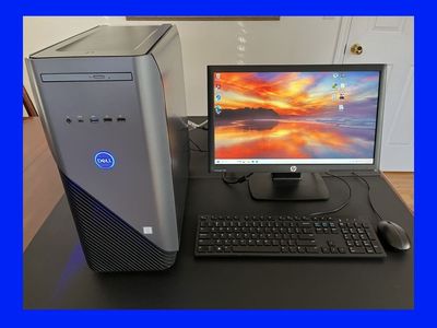 32GB RAM 8GB GPU 8 CORE Dell i7-9700@ 4.7GHz 1TB NVMe SSD 3TB HDD 8GB GPU Inspiron Gaming DT 5680 Windows 11 Desktop Computer
