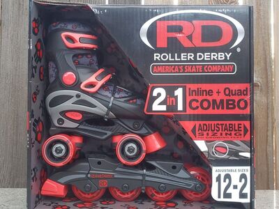 ROLLER DERBY CHILD SZ SMALL BLADES SKATES 12-2