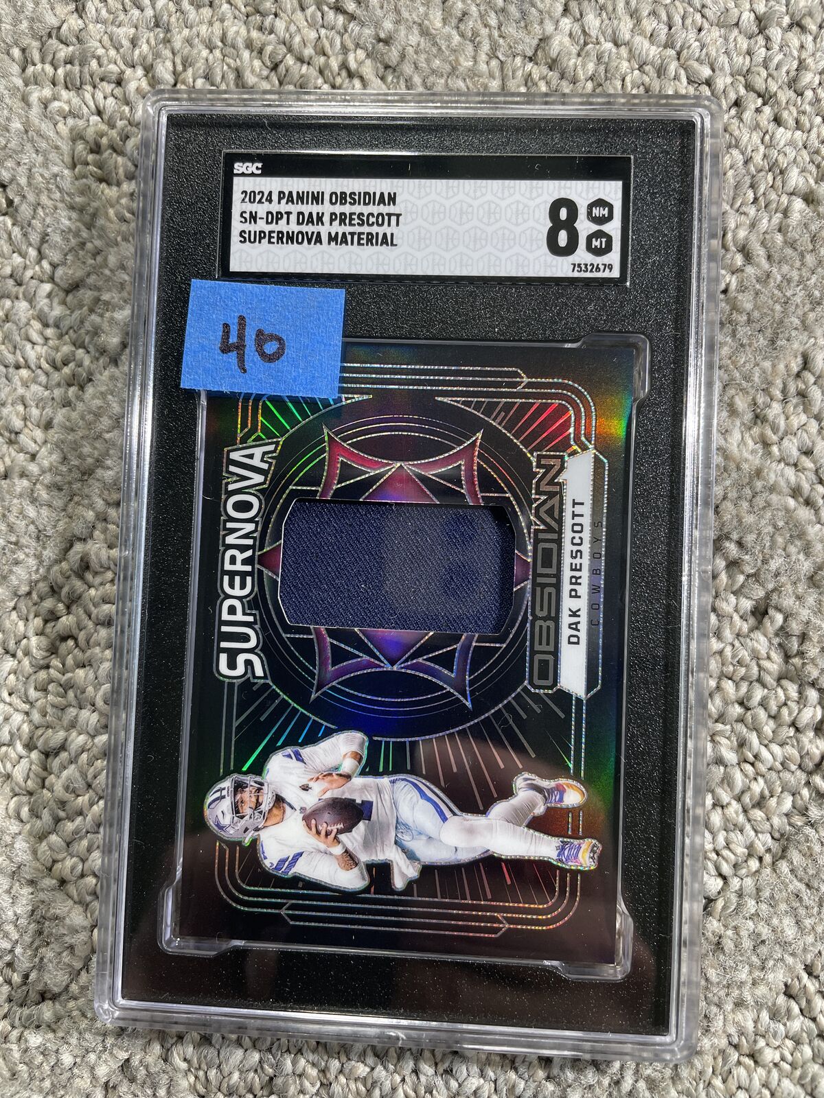 Dak Prescott Dallas Cowboys graded slabs