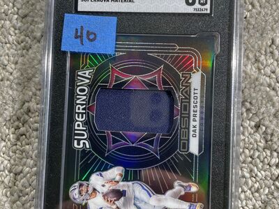 Dak Prescott Dallas Cowboys graded slabs