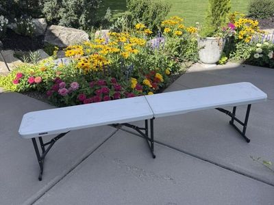Lifetime 6’ Folding Bench with Carry Handle