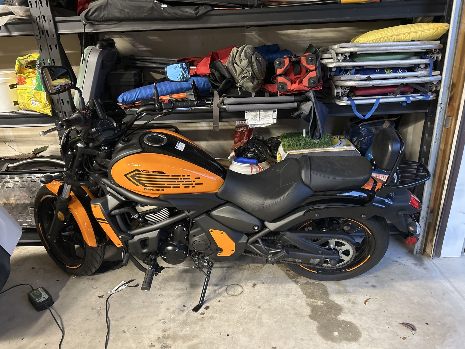 Kawasaki Vulcan S Cruiser Motorcycle - Orange/Black, New Tires, Fresh Oil
