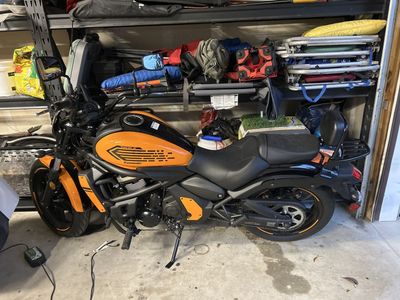 Kawasaki Vulcan S Cruiser Motorcycle - Orange/Black, New Tires, Fresh Oil