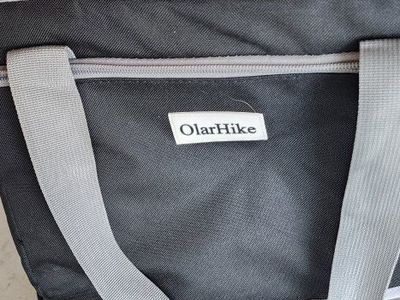 OlarHike/Sporter Insulated Cooler Bag & Backpack - Black & Grey, Multiple Pockets, Versatile Carry