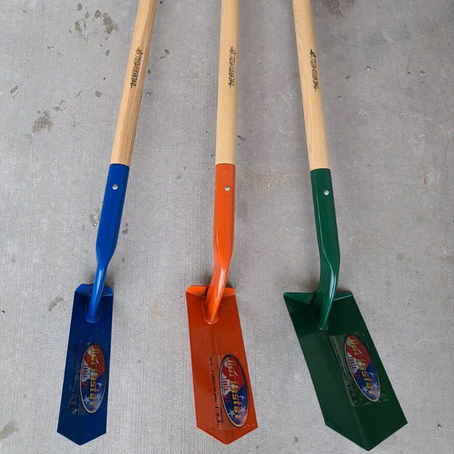 New trenching shovels