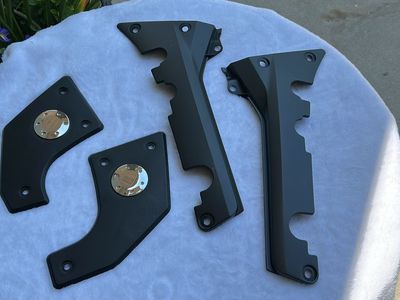 Honda Goldwing Swingarm Pivot Covers and Floorboard Covers