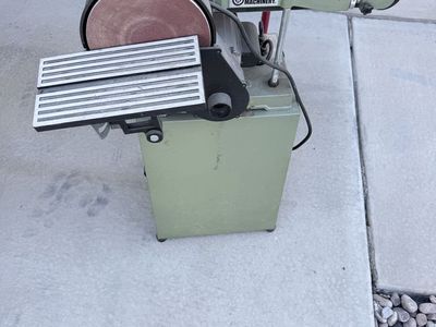 Central Machinery Belt and Disc Sander with Stand