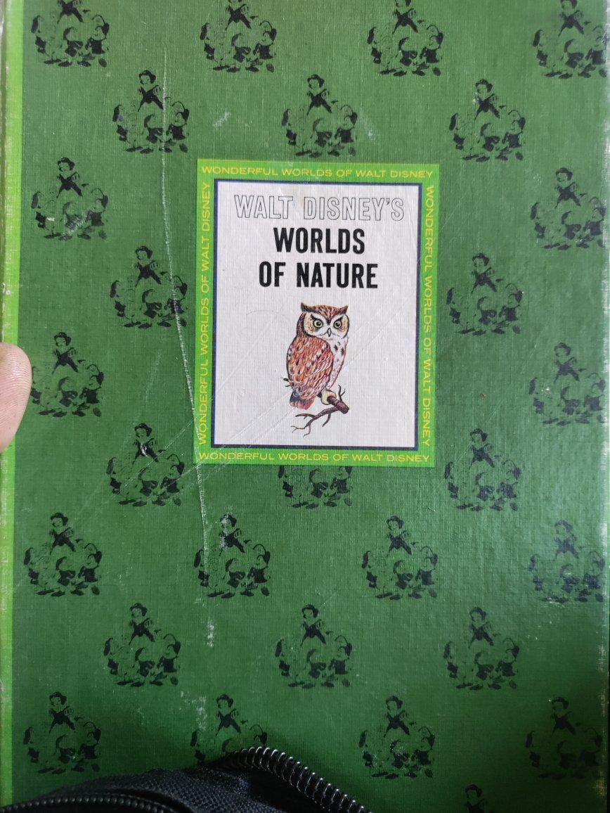 Vintage Walt Disney's Wonderful Worlds of Nature Book