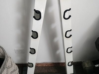York, 12 Dumbbell A-Frame Rack - White and Black
