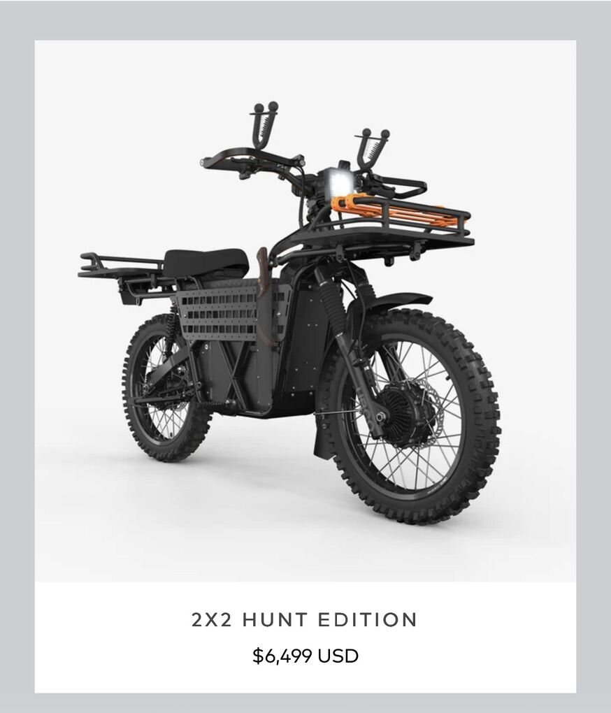 2024 Ubco 2x2  E-bike Hunt Edition