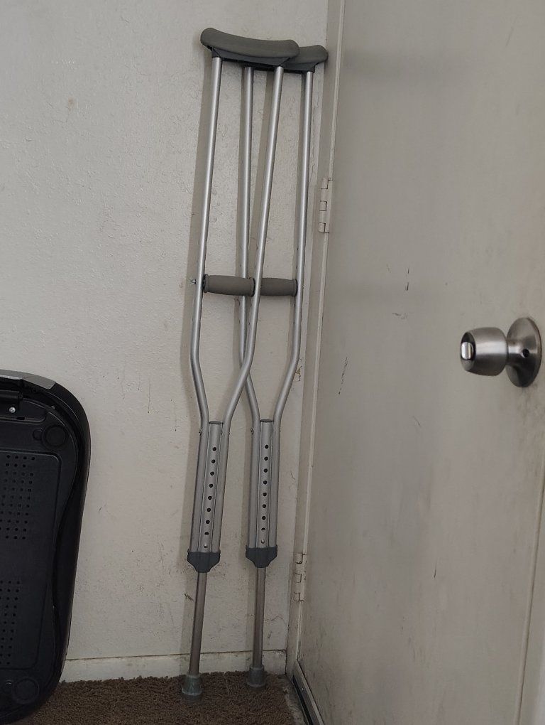 Gently used crutches