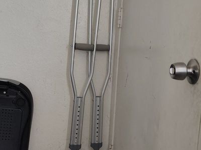 Gently used crutches