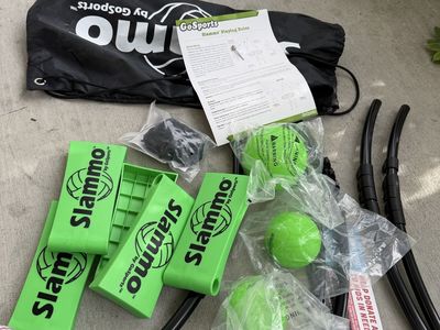 GoSports Slammo Outdoor Roundnet Game Set with Carrying Bag