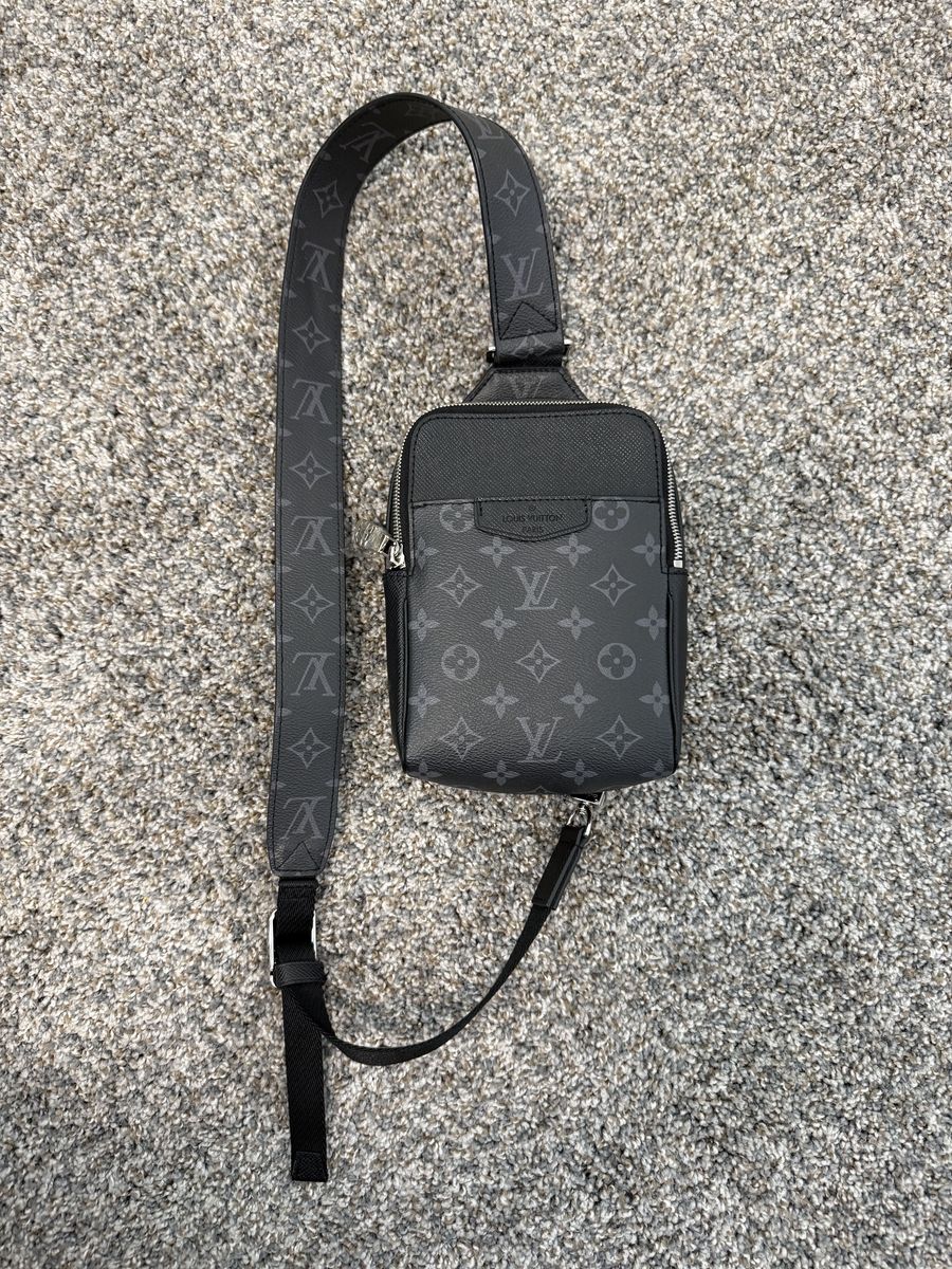 LOUIS VUITTON Monogram Eclipse Canvas Taigarama Outdoor Slingbag