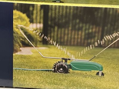 Orbit Heavy-Duty Self-Propelled Travelling Sprinkler - Cast Iron, Covers 13,500 sq ft
