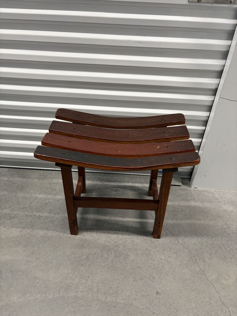 Rustic Solid Wood Accent Table / Plant Stand