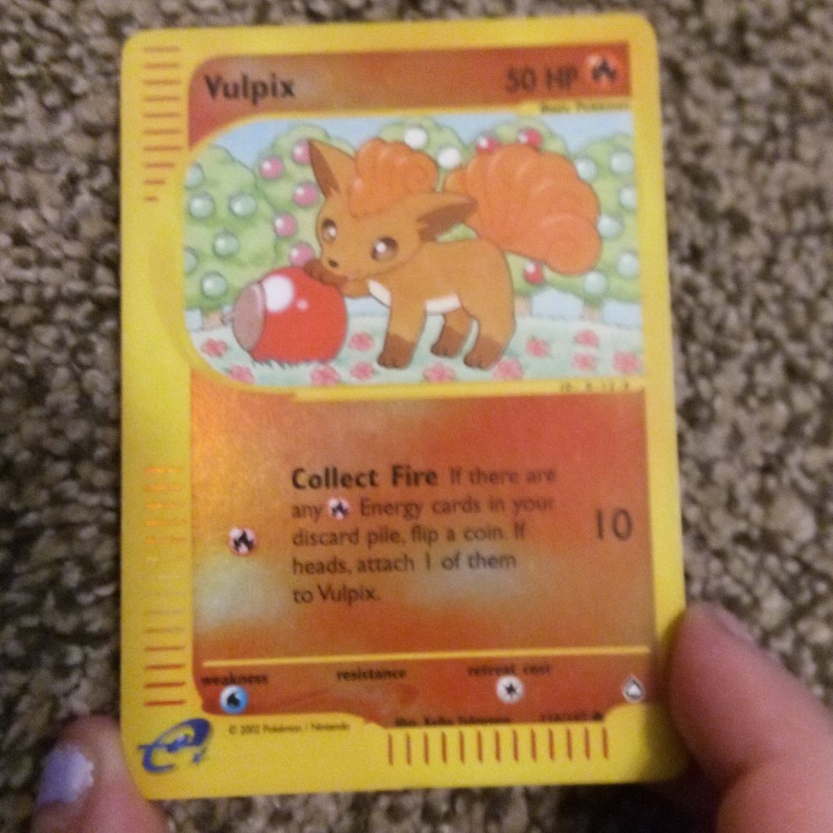 Rare Holo Foil Vulpix 50 HP