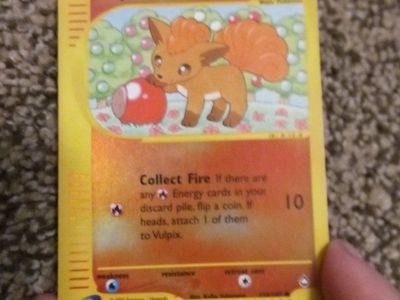 Rare Holo Foil Vulpix 50 HP