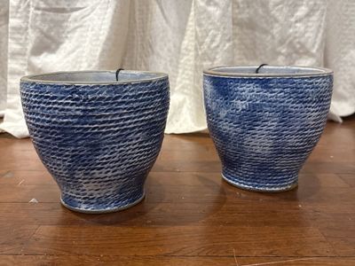 Blue Ceramic Pots