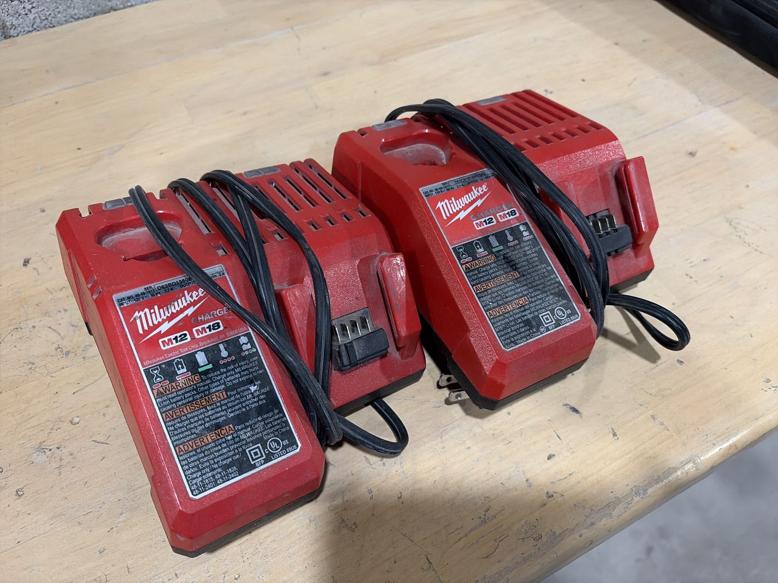 Milwaukee combo Chargers