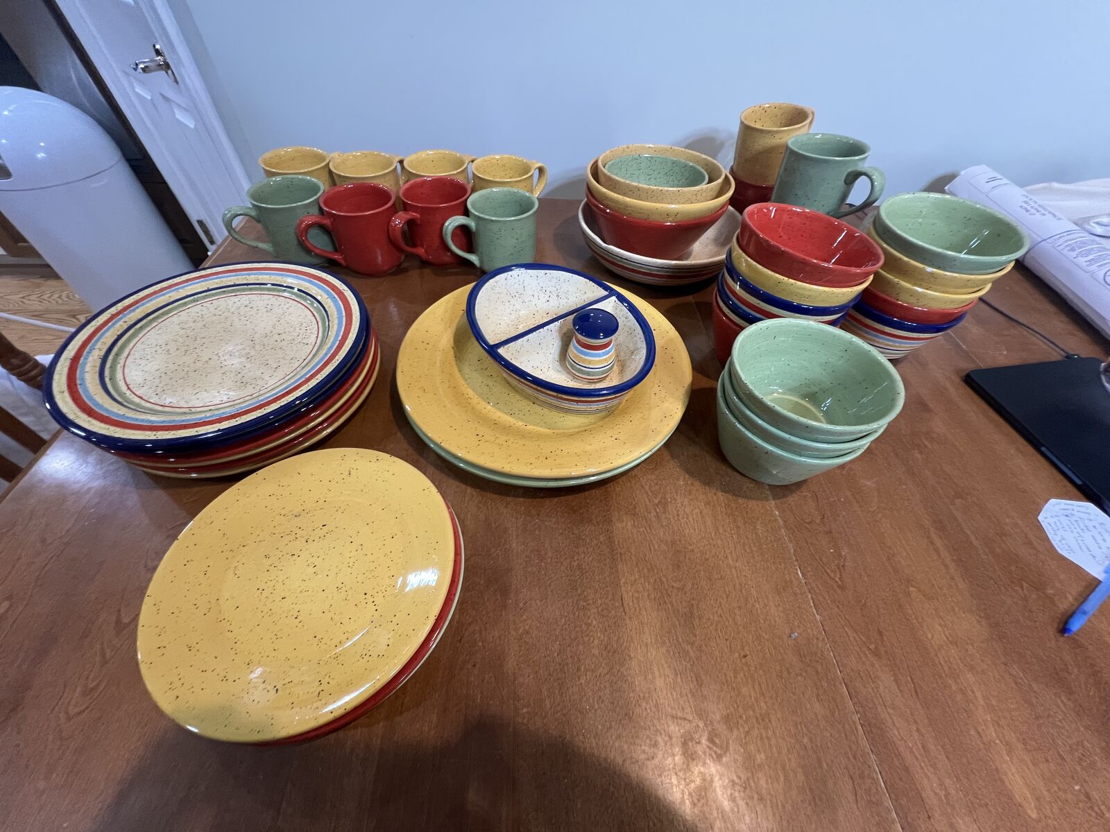 Pfaltzgraff Stoneware, Nuance of Gold, Red, Sage, and Sedona
