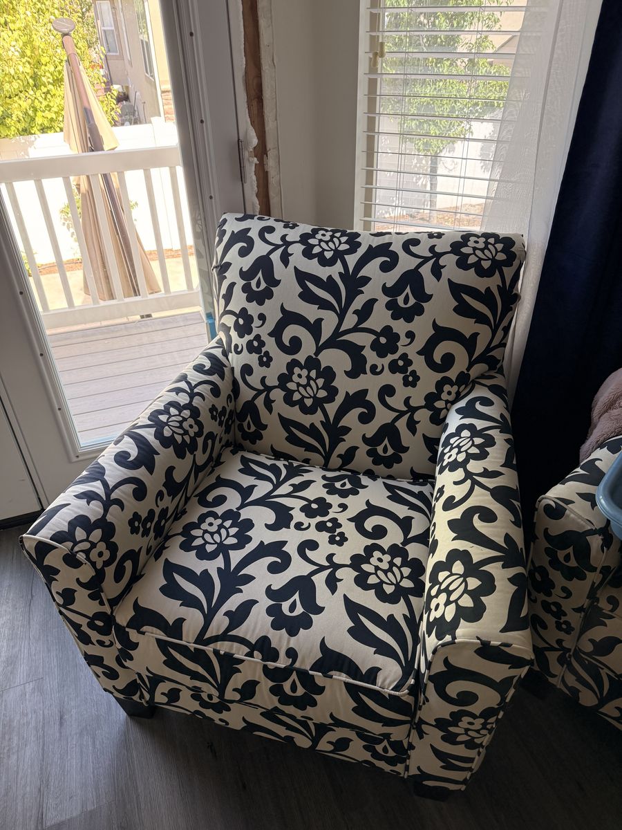 Floral Arm Chair