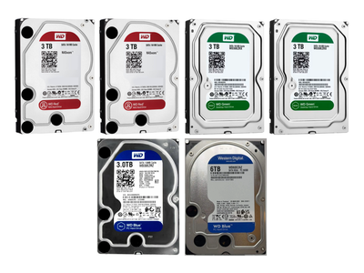 21 TB of WD Hard Drives
