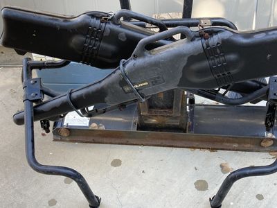 Polaris Lock n' Ride 2-Gun Carrier for RZR - Slightly Used, Black