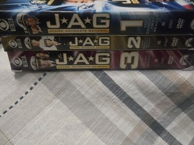 JAG Seasons 1, 2 , 3 DVDS !!!