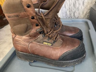 Wolverine 1000 Mile Gore-Tex Waterproof Insulated Work Boots Brown Men's Size 10 extra wide. Cash only.