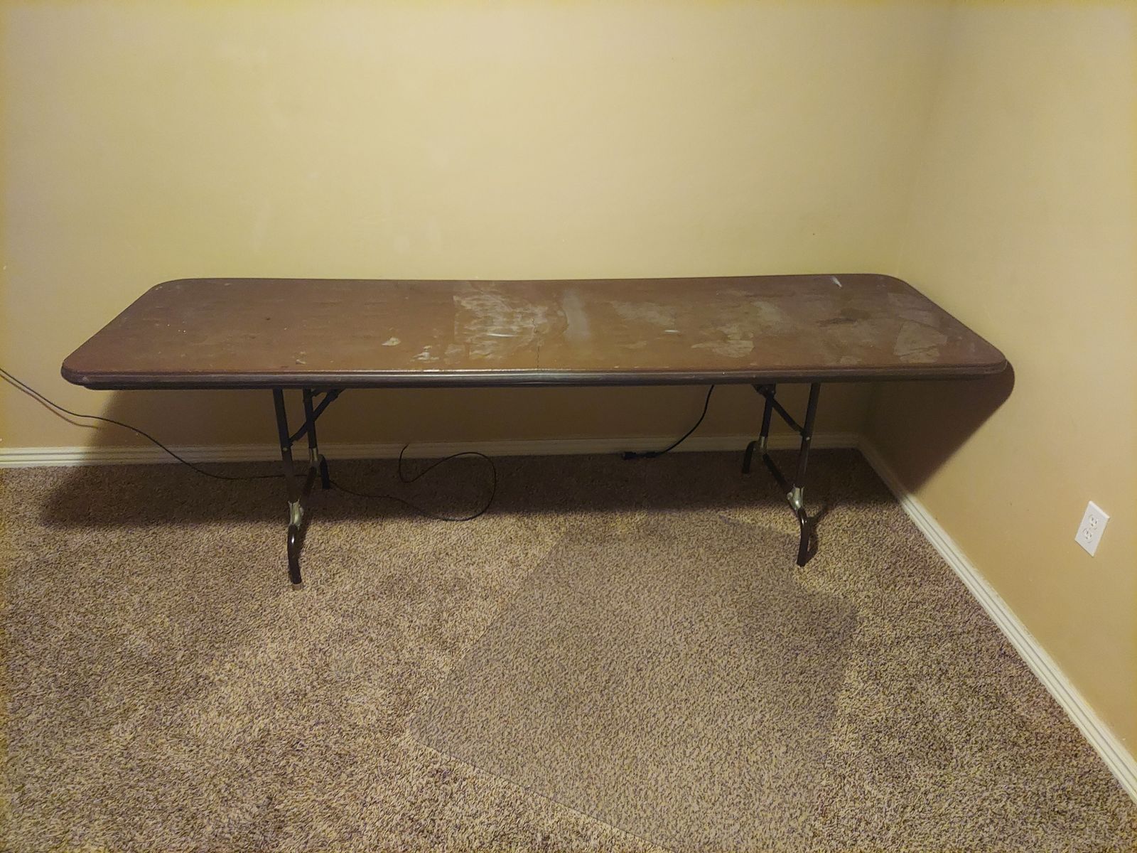 8' folding table. Must sell this weekend!