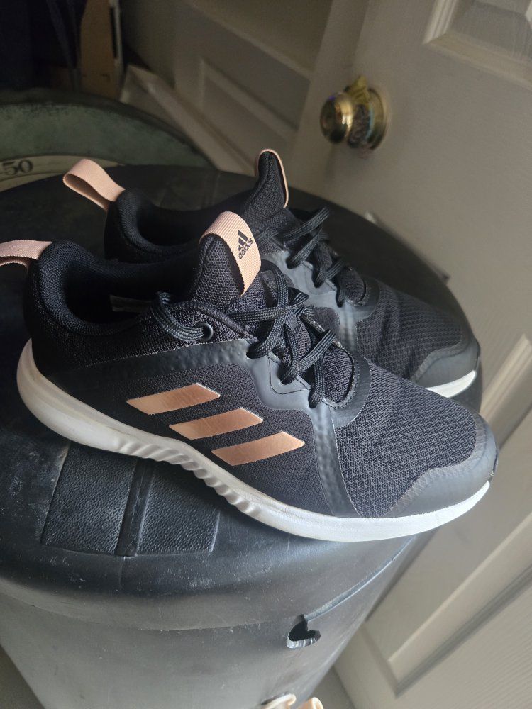 Adidas Black & Rose Gold Sneakers - Women's Size 5