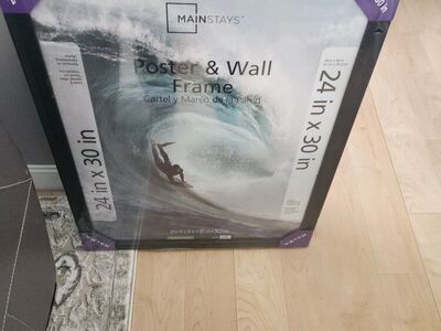 picture frame 24 ×30 black.