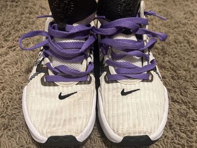 Nike Cream/Purple Sneakers - Gently Used