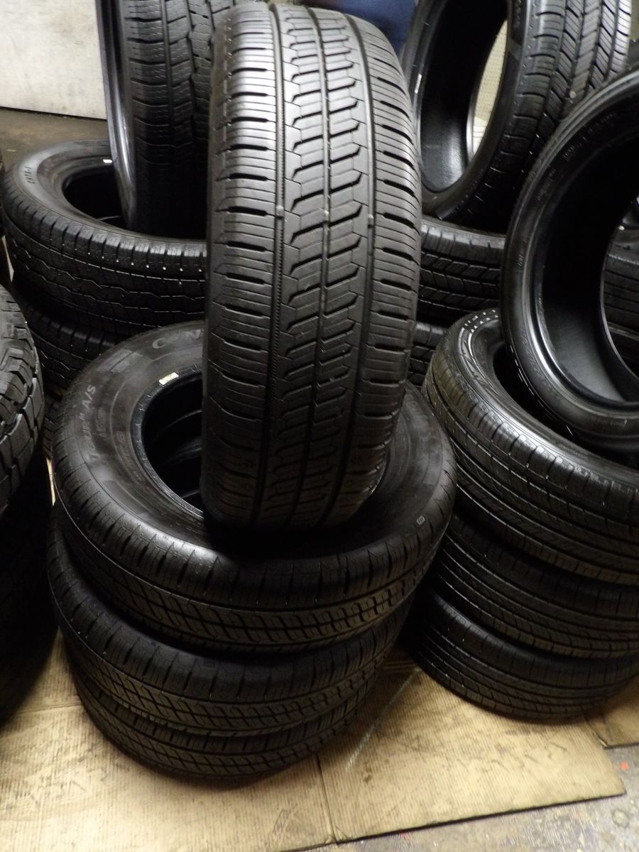 195/65R15 CONTINETAL CONTROL CONTACT SET OF USED TIRES 