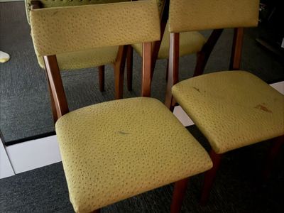 Russel wright chairs, original collectors - some damage