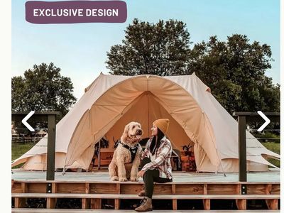 ️ NEW & UNUSED Boutique Glamping Tent – 50% OFF ($3,000 Retail)