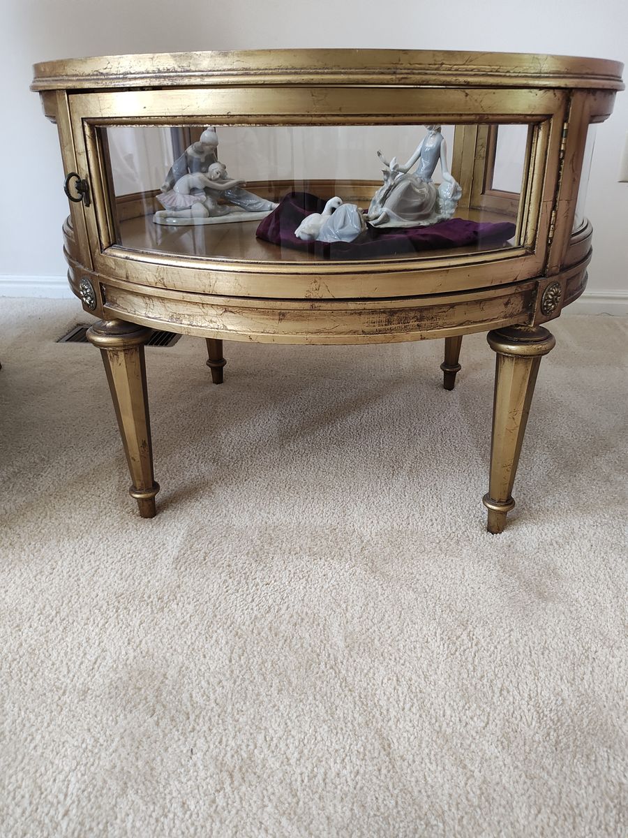 Beautiful gold leaf table