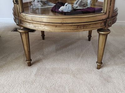Beautiful gold leaf table