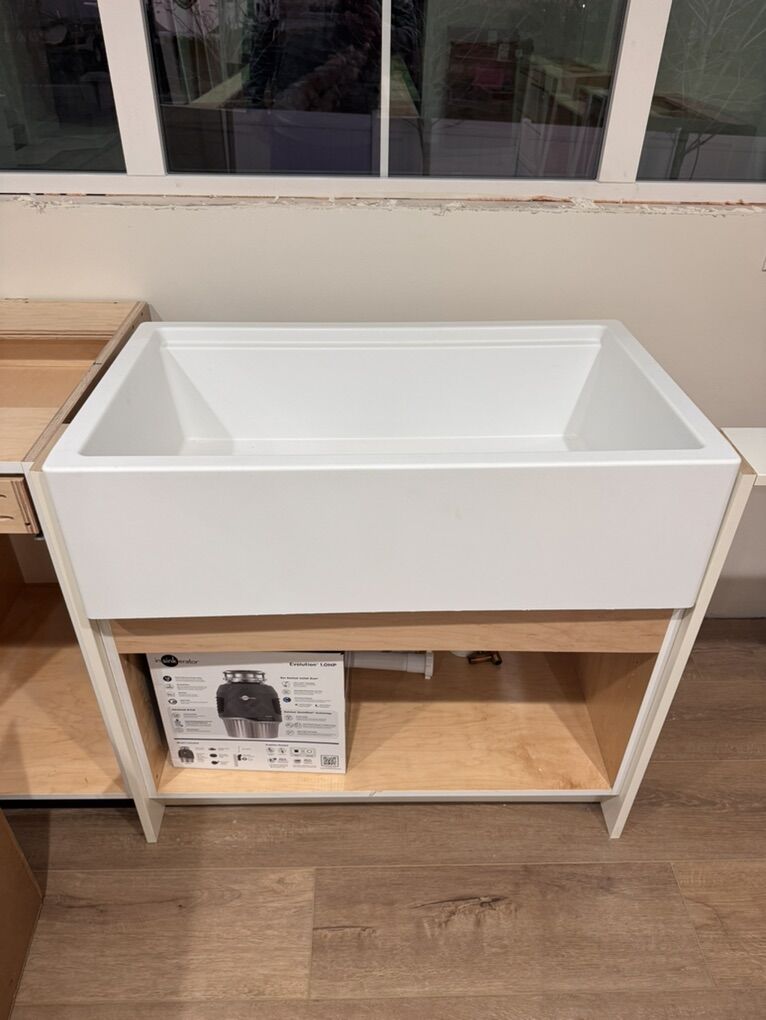 Farmhouse Sink Elkay Quartz LuX 35x21